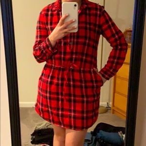 Flannel dress